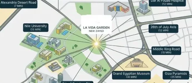 لافيدا جاردن نيو زايد master plan