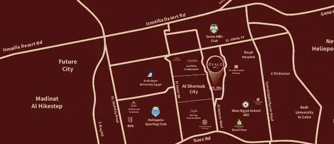 Ovalo Mall El Shorouk master plan