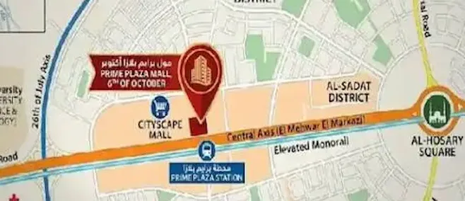 مول برايم بلازا اكتوبر master plan