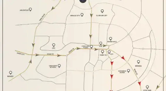 حدائق الأيقونة القاهرة الجديدة master plan