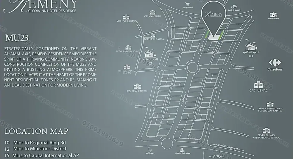 GLORIA HOTEL Residence master plan