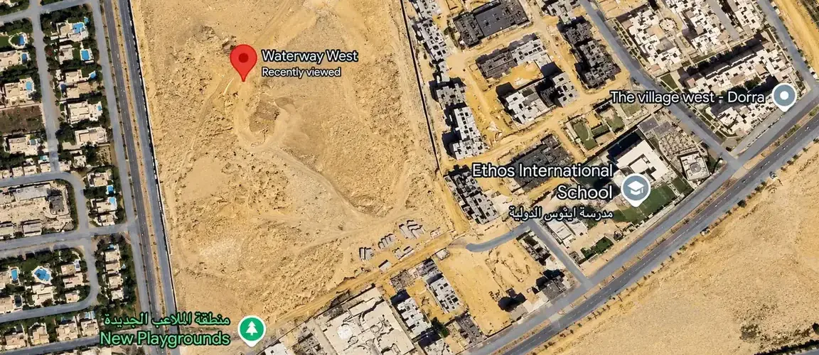 كمبوند واتر واي ويست الشيخ زايد master plan