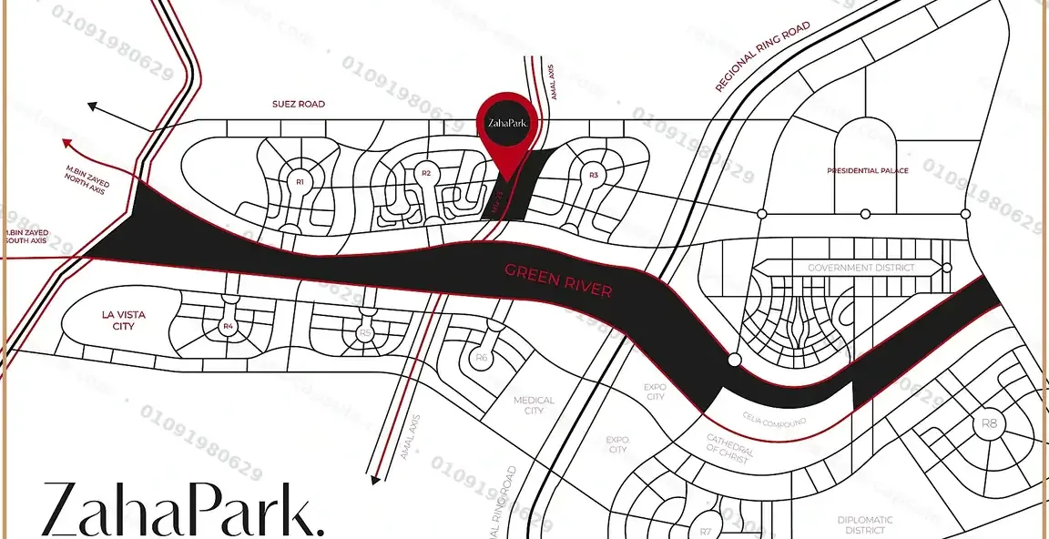 Zaha Mall New Capital master plan