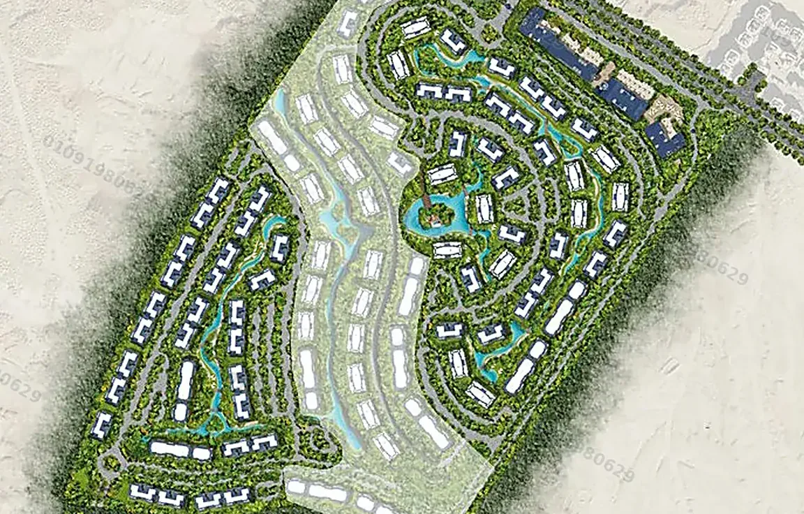 Compound Creek View New Cairo master plan