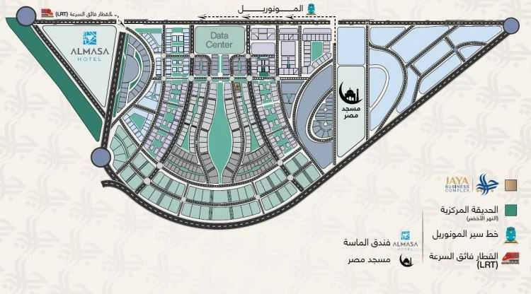 مول جايا بيزنس كومبلكس العاصمة الادارية master plan