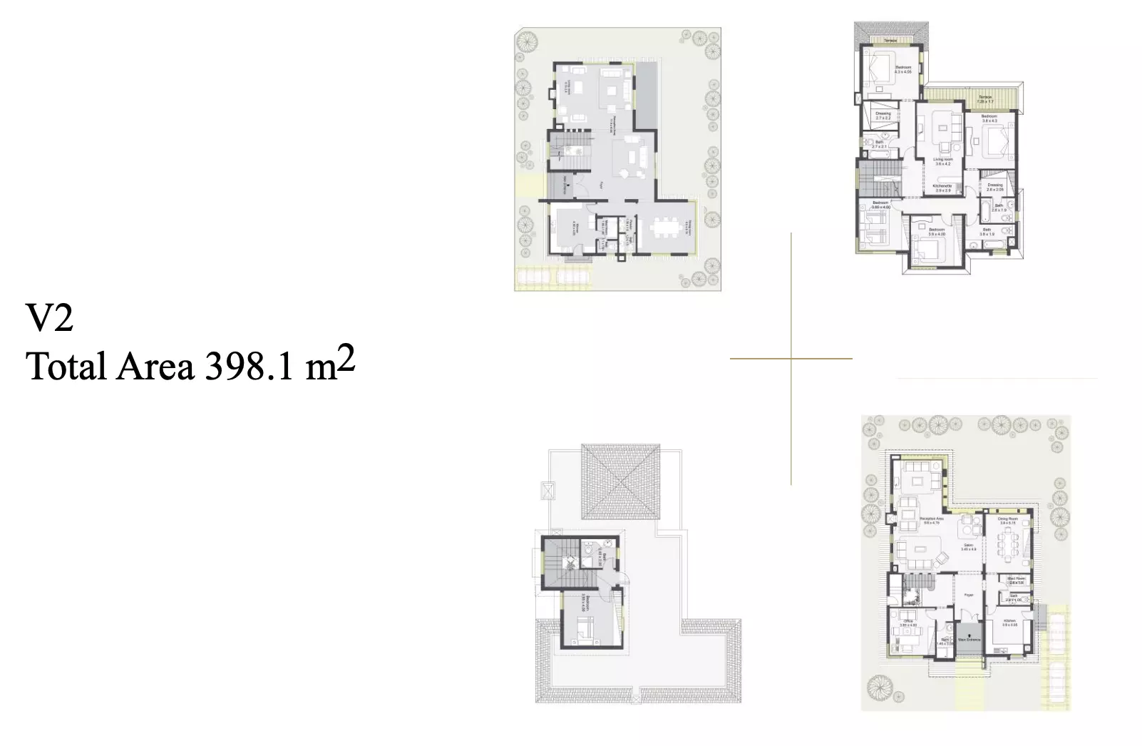 Villa · 5 Bedrooms · 398–400 m² in كمبوند جيرة زايد الجديدة 2026 Compound Jeera New Zayed 3