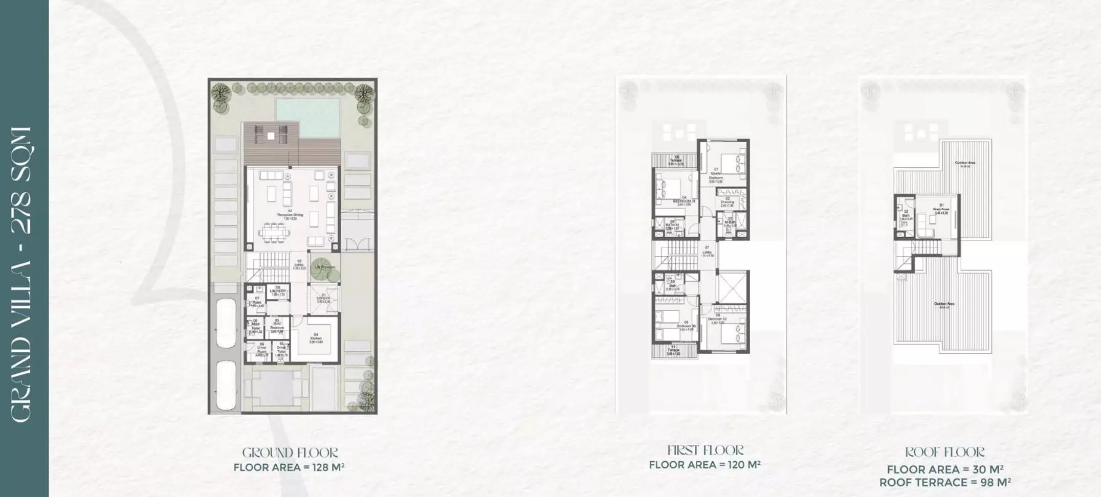 فيلا · 4 غرف · 278–285 م² في كمبوند سعادة بوتيك التجمع السادس 2026 Compound Saad Boutique New Cairo 2