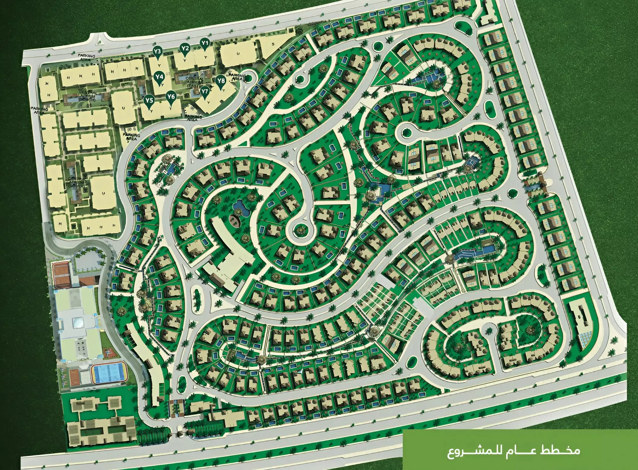 قطامية جاردنز master plan