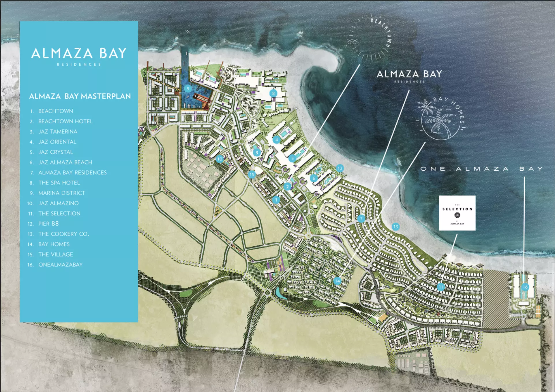 Almaza Bay North Coast master plan