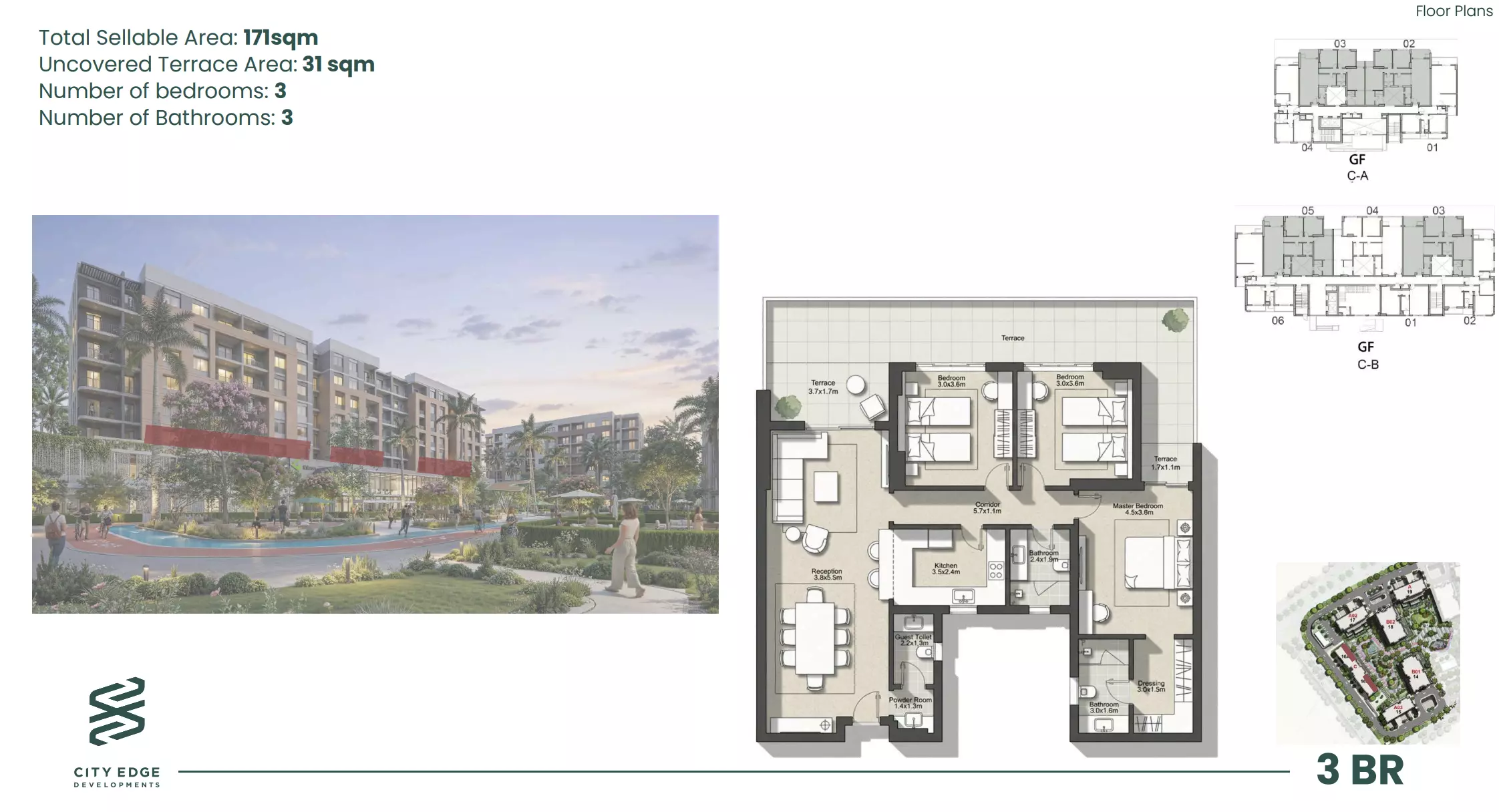 Apartment · 3 Bedrooms · 157–237 m² in كمبوند لاش فالي التجمع الخامس 2026 Compound Lush Valley New Cairo 2