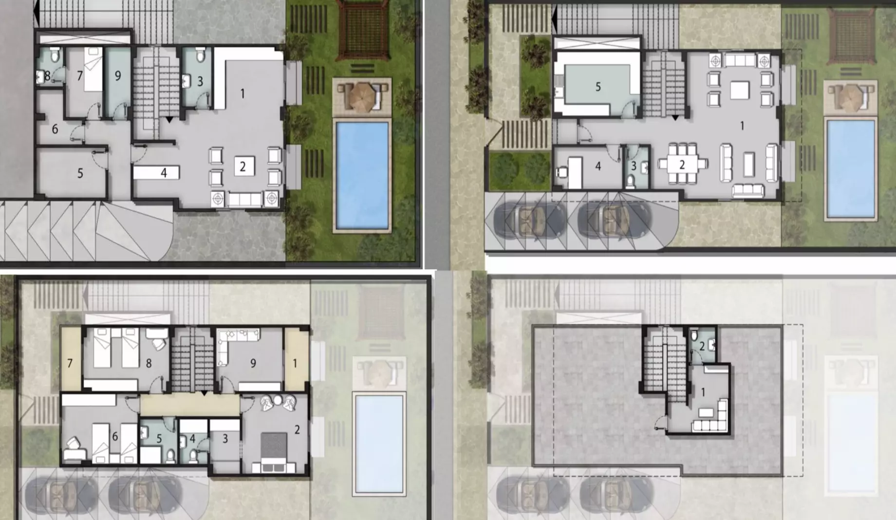 فيلا · 3 غرف · 327 م² في كمبوند لومين هايتس الشيخ زايد 2026 Compound Lumin Heights El Sheikh Zayed