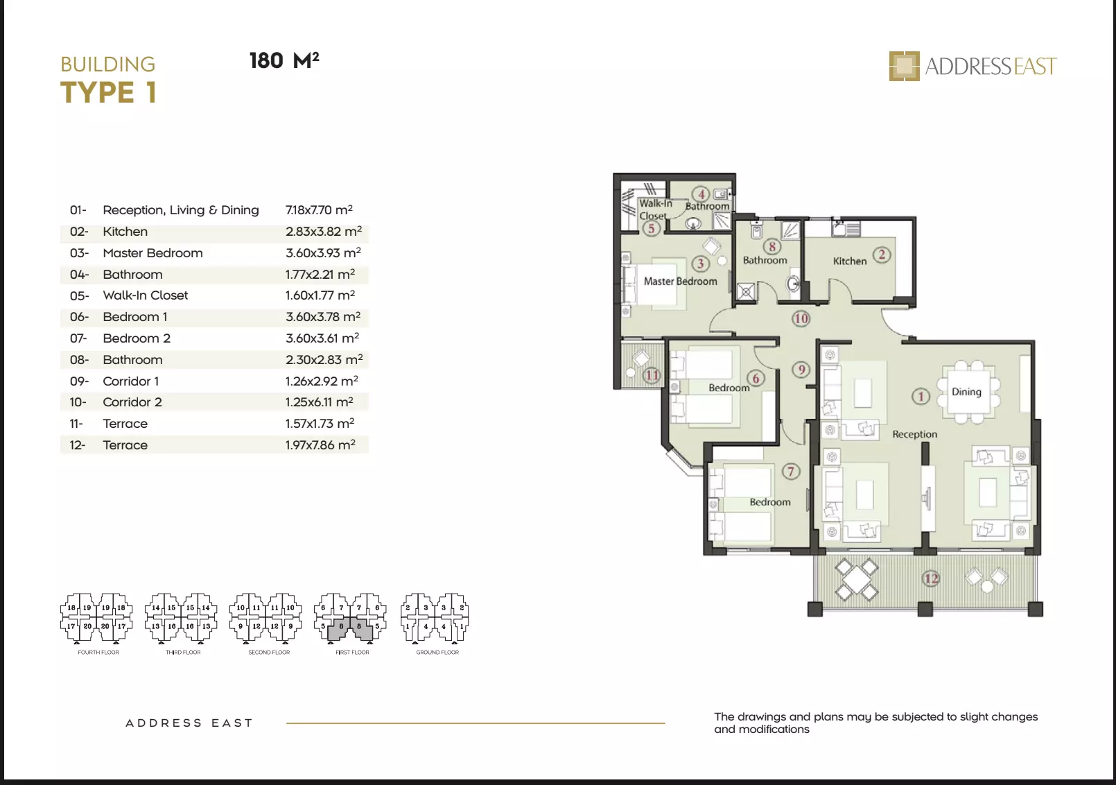 Apartment · 3 Bedrooms · 140–180 m² in Address East 4