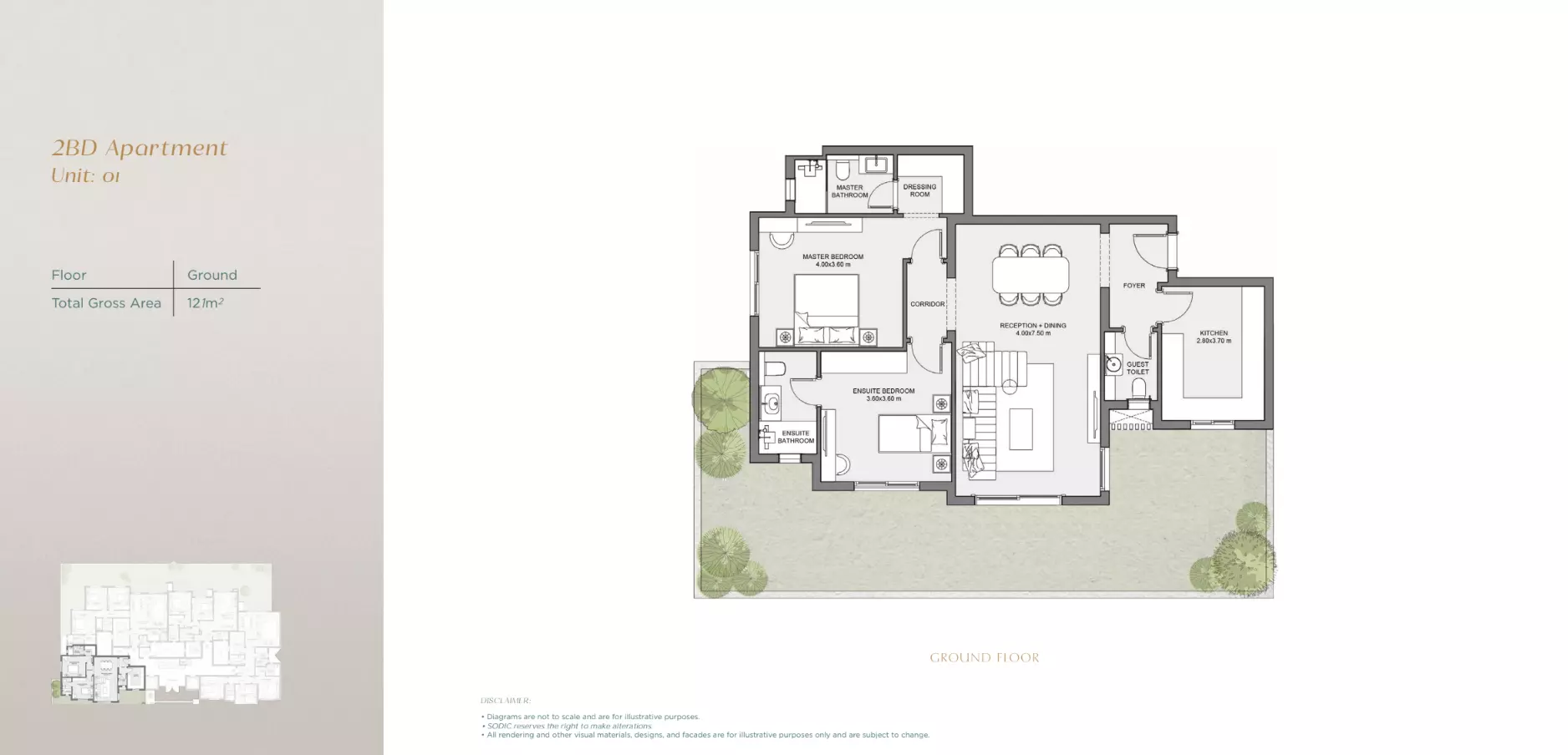 Apartment · 2 Bedrooms · 70–164 m² in East Vale 3