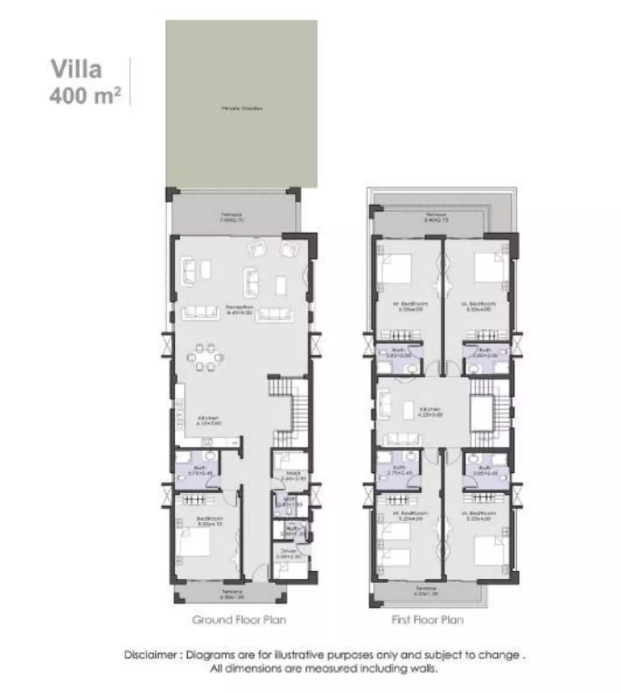Villa · 5 Bedrooms · 320–400 m² in La Vista Ras El Hikma 2