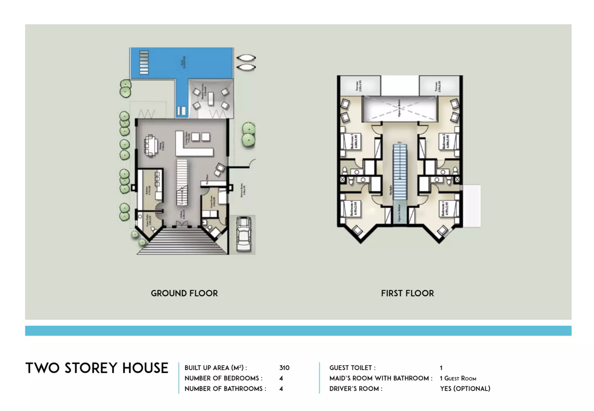 تاون هاوس · 4 غرف · 226–322 م² في Almaza Bay North Coast 2