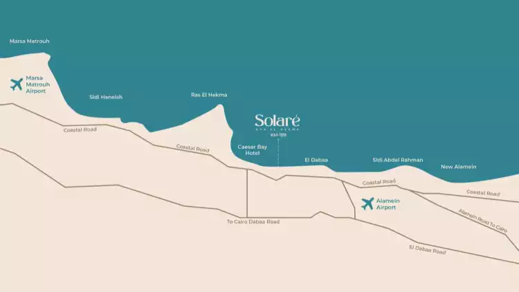 سولاري الساحل الشمالي master plan