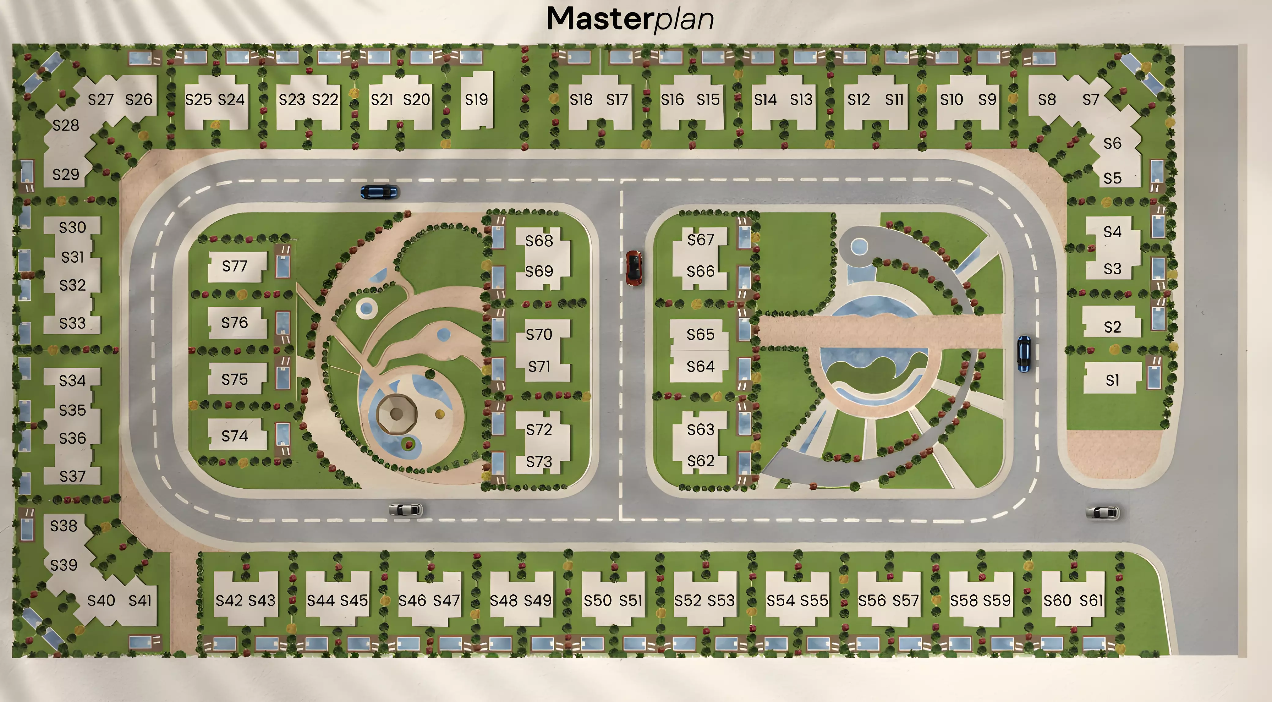 ظلال إس في إن master plan