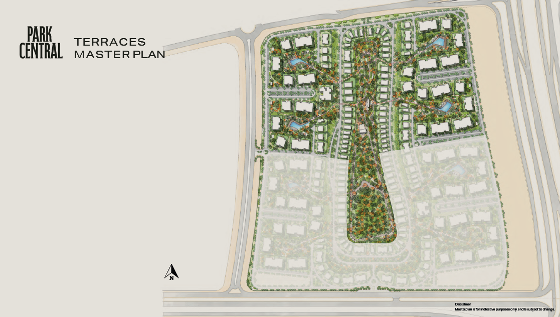 بارك سنترال master plan