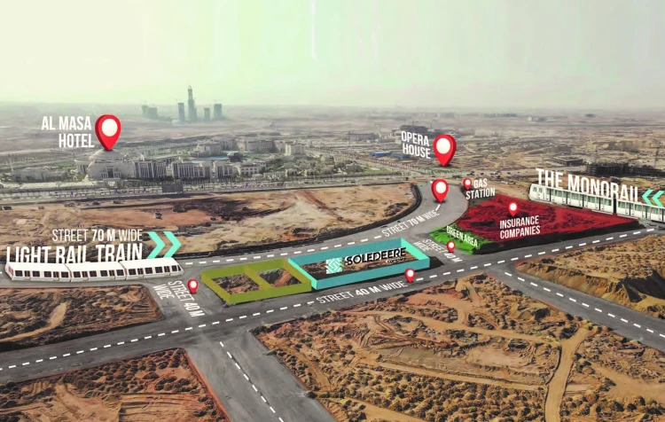 سوليدير مول العاصمة الادارية master plan