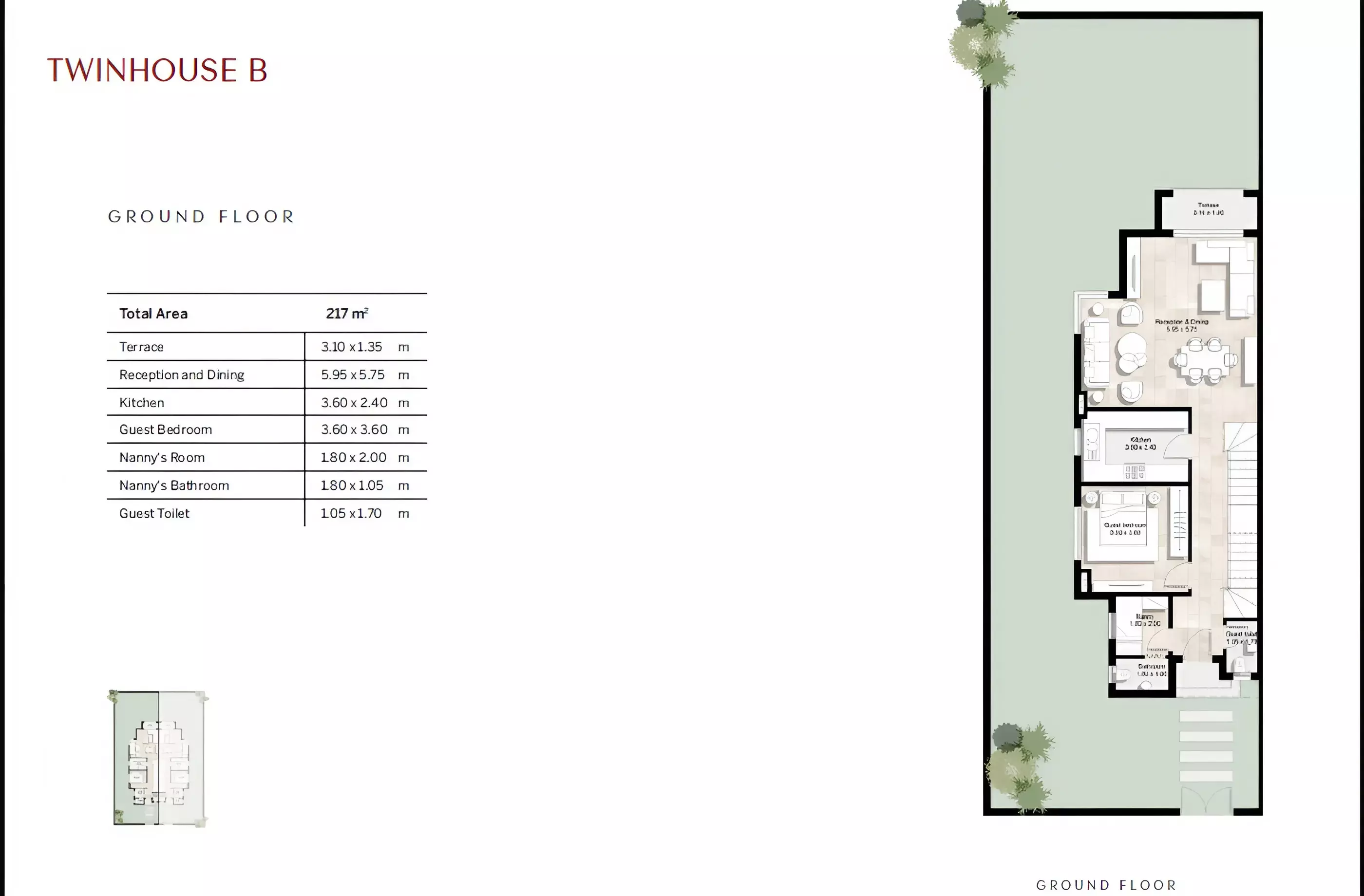 تاون هاوس · 4 غرف · 212–217 م² في كمبوند هايد بارك سنترال التجمع السادس 2026 Hyde Park Central New Cairo 2