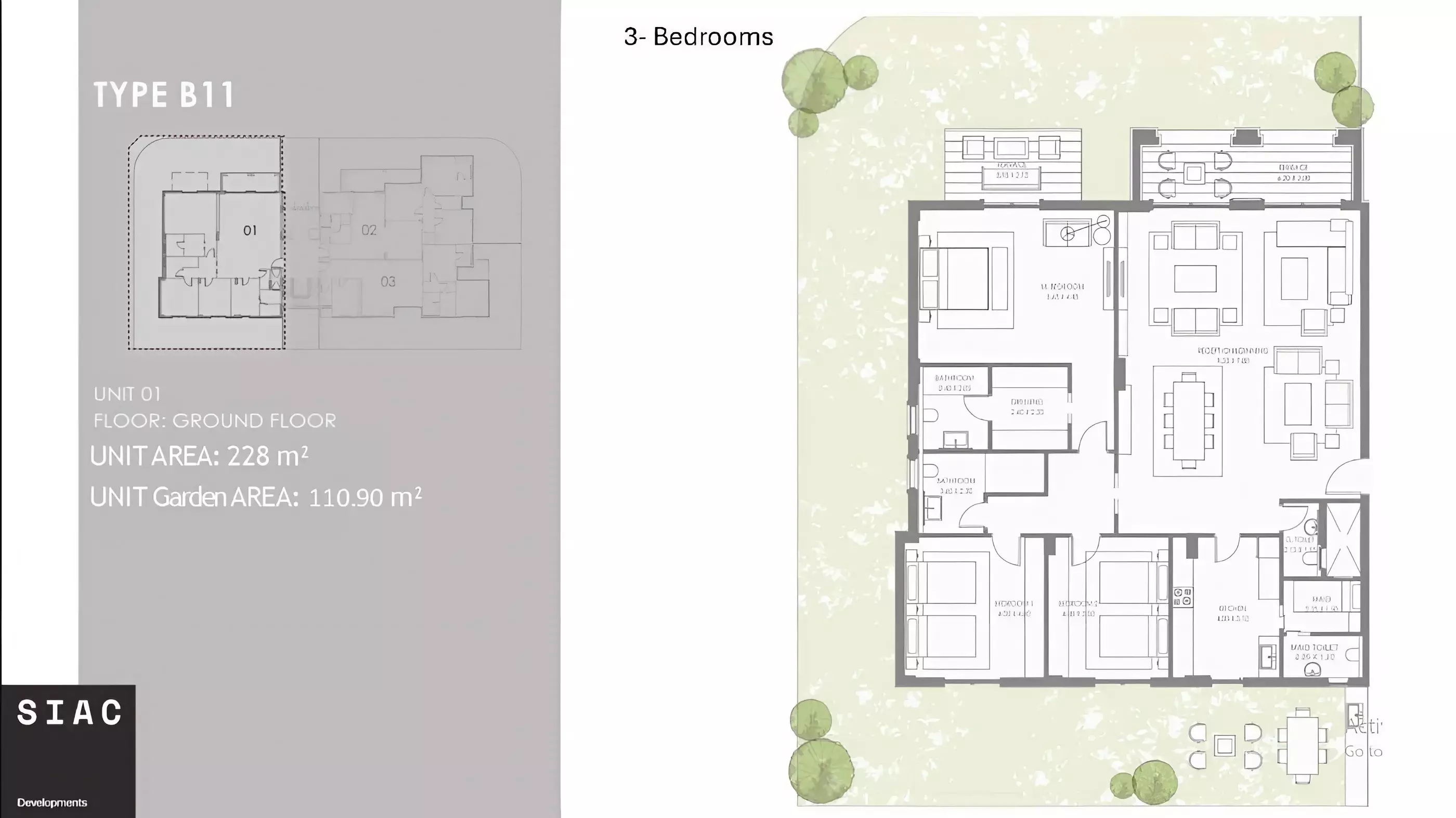 Apartment · 3 Bedrooms · 160–228 m² in كمبوند رواية الشيخ زايد 2026 Compound Rewaya Sheikh Zayed 2