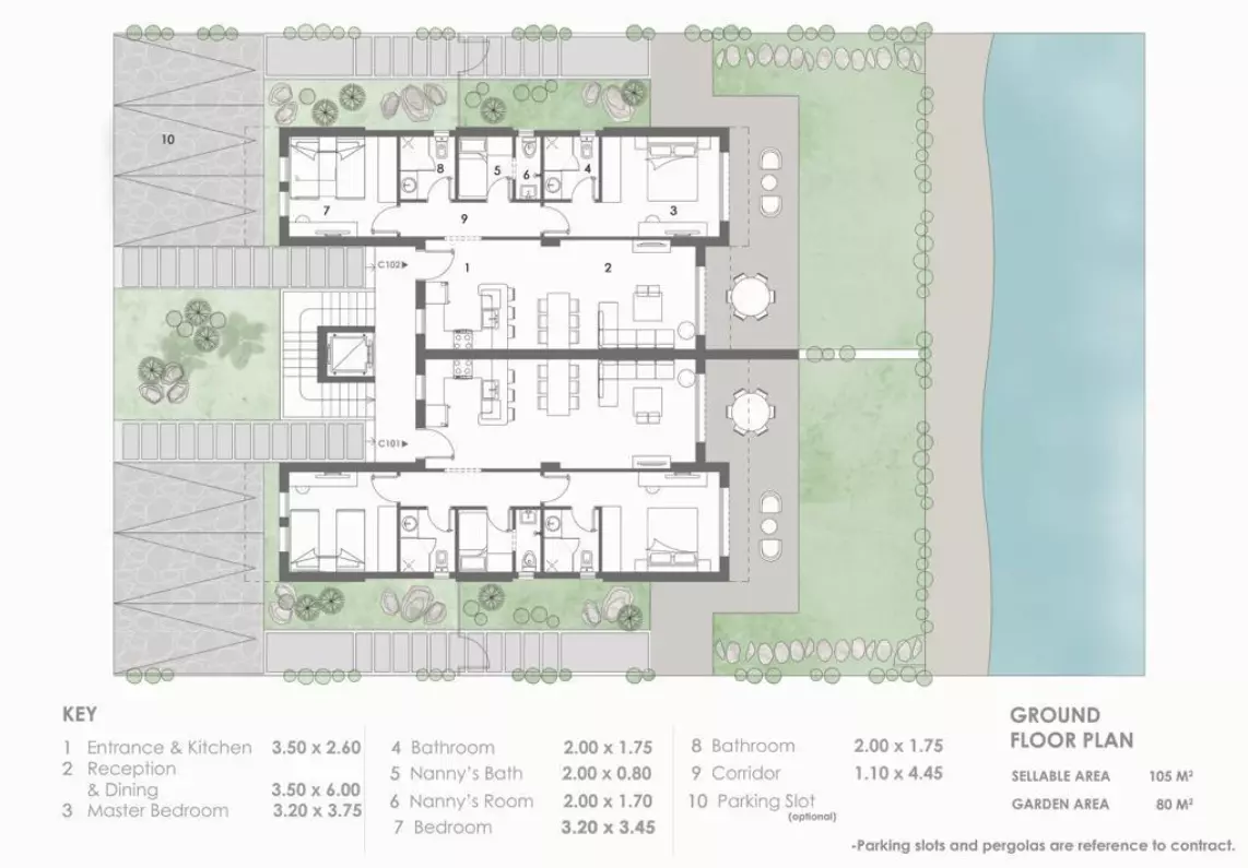Apartment · 2 Bedrooms · 105–120 m² in قرية المصيف الساحل الشمالي 2026 Village El Masyaf North Coast 3