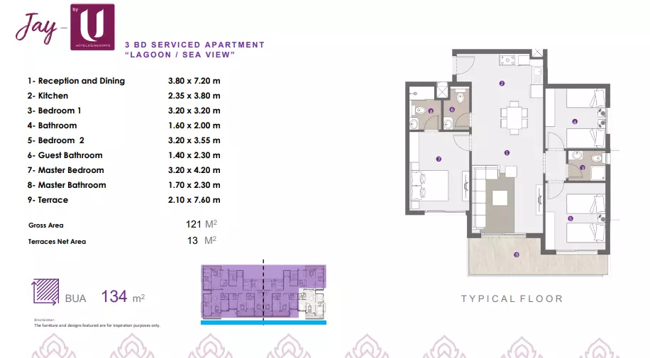 Apartment · 3 Bedrooms · 119–166 m² in Jay - DOSE 2