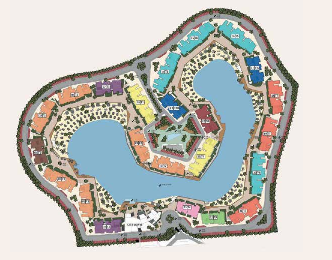 بحيرة البجع الجونة master plan