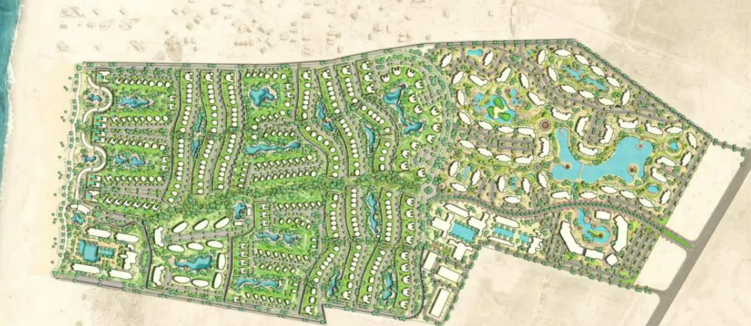 Beach chalets - Seashore master plan
