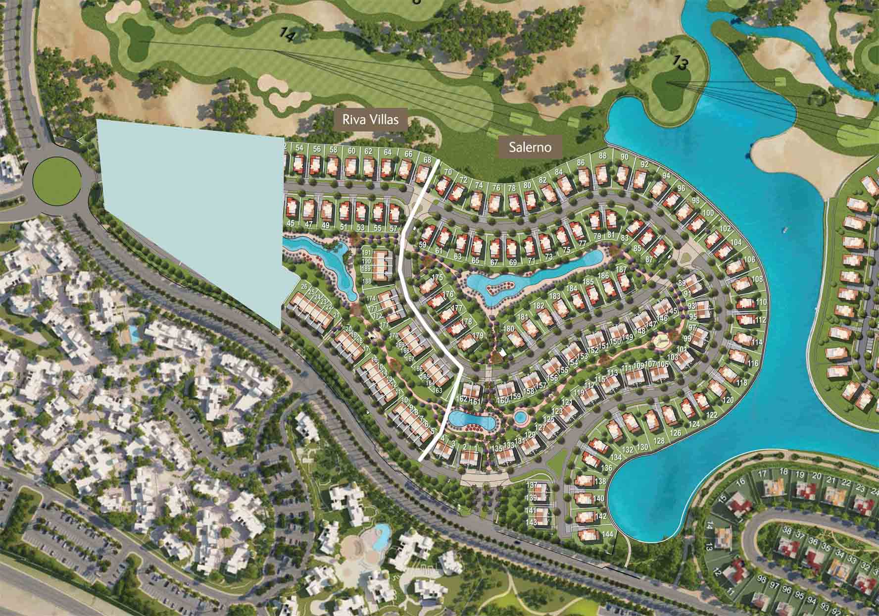مراسي master plan