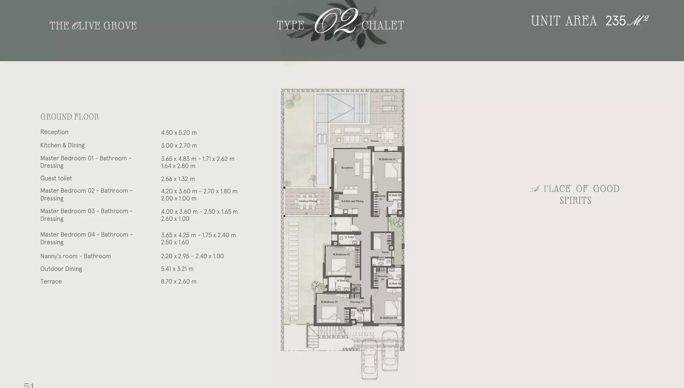 Apartment · 4 Bedrooms · 235–320 m² in Marsa Baghush 3