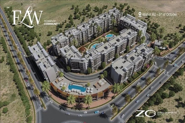 كمبوند فلو ريزيدنس اكتوبر master plan