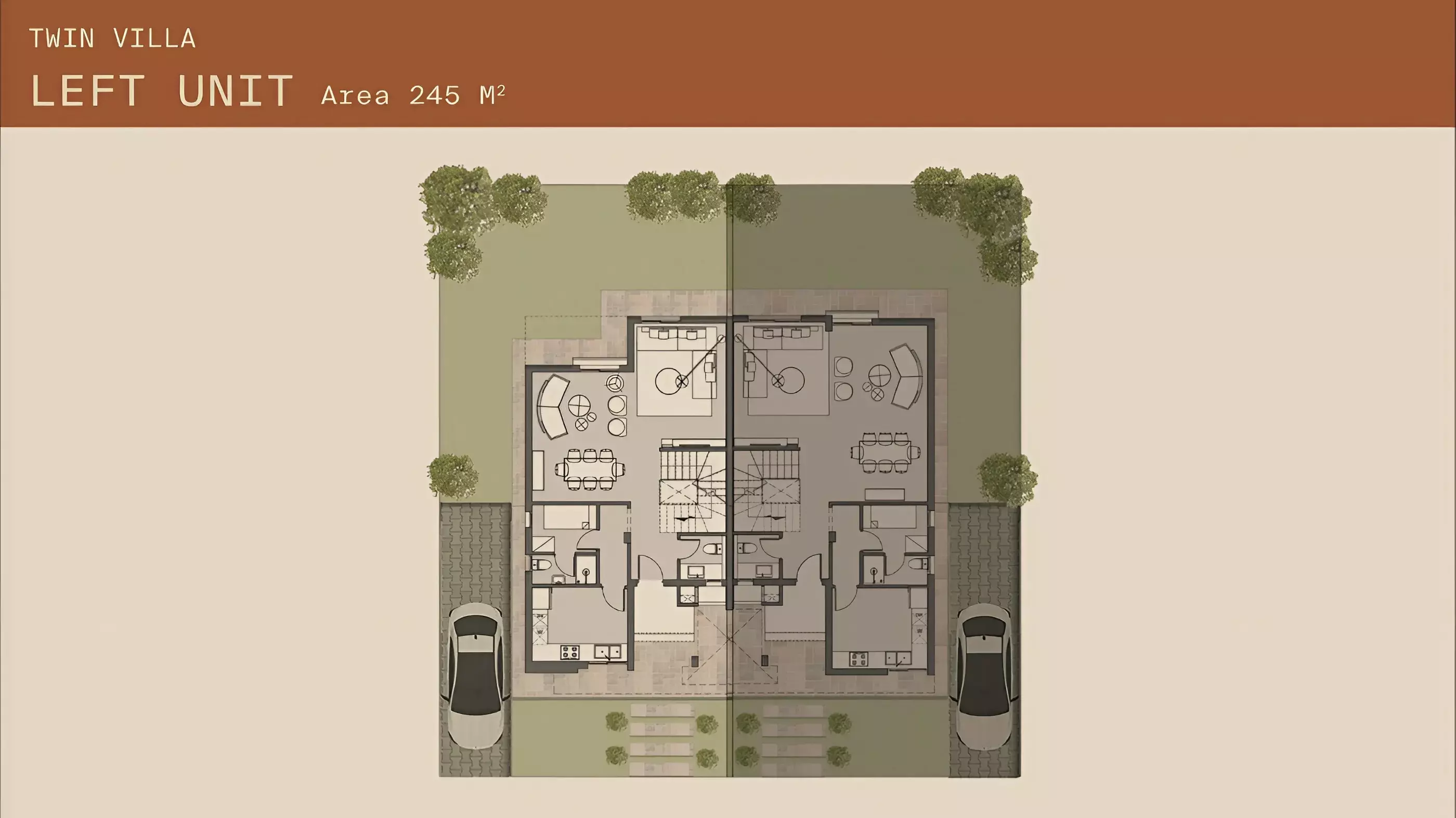 تاون هاوس · 3 غرف · 195–245 م² في Q Hills