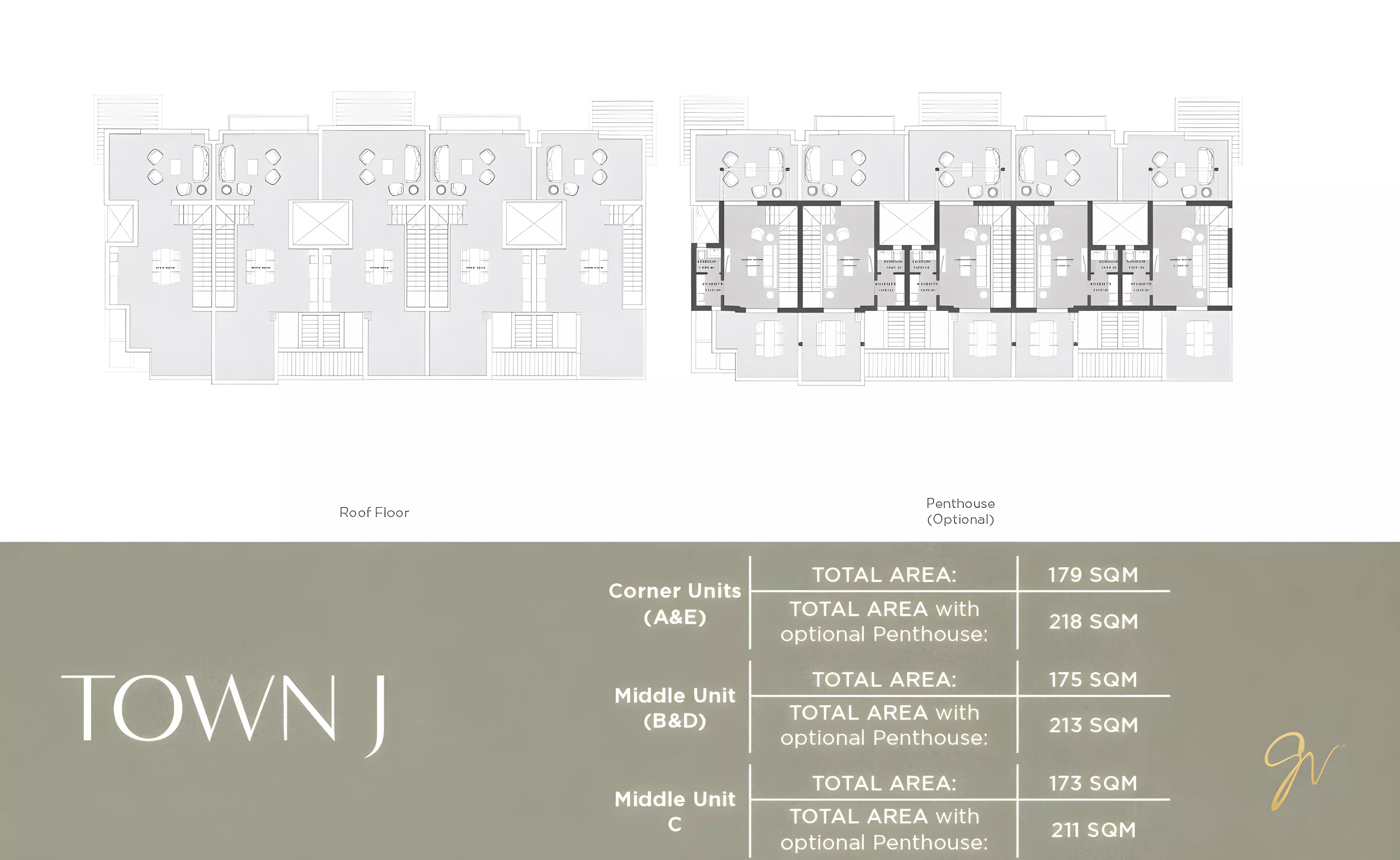 Townhouse · 3 Bedrooms · 175–177 m² in Green Valley 4