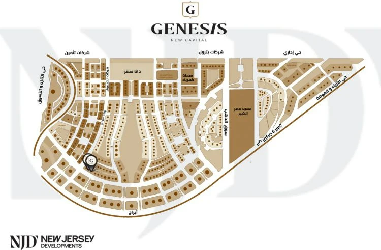 مول جينيسيس تاور العاصمة الادارية master plan