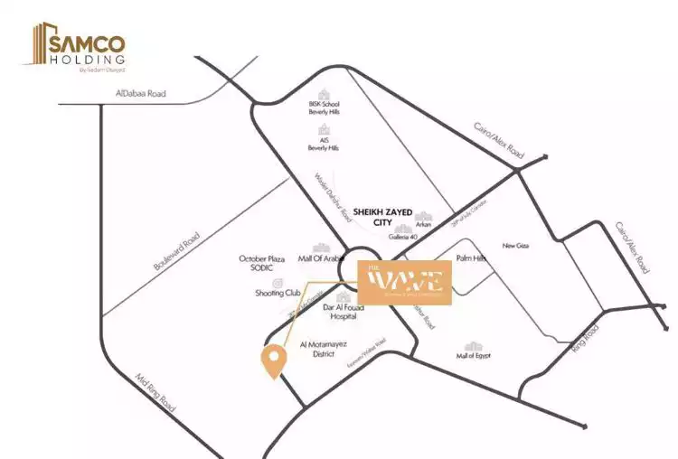 The Wave Mall Sheikh Zayed master plan
