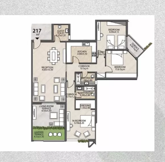 فيلا · 3 غرف · 210–217 م² في Granda Life Compound El Shorouk by Egy Gab Developments 2