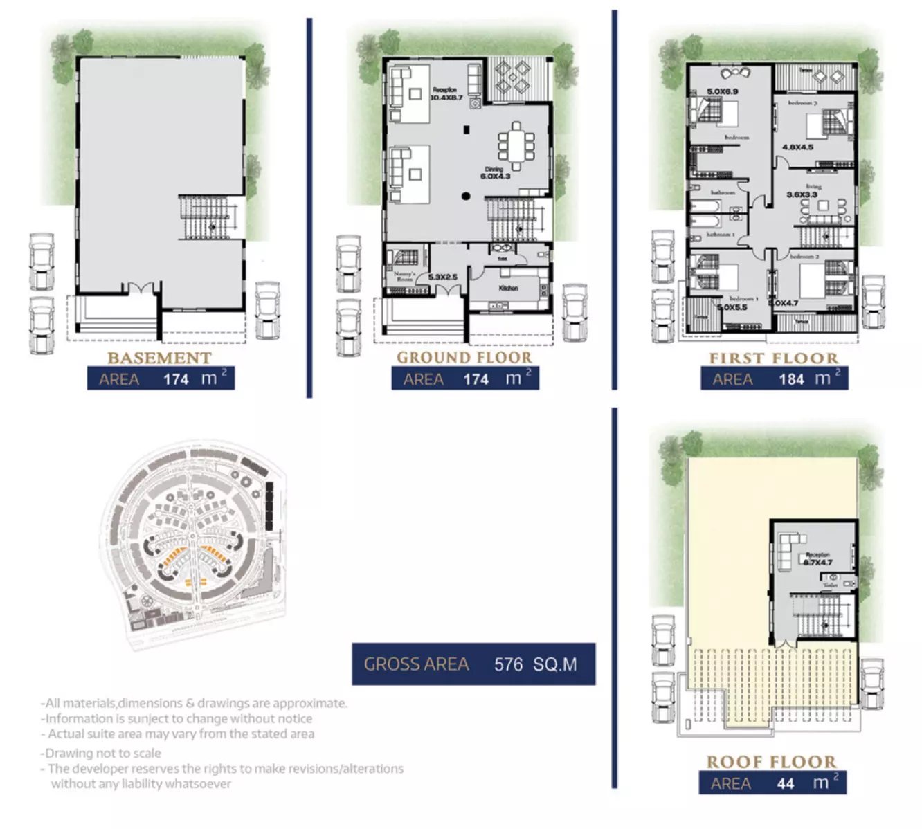 Villa · 4 Bedrooms · 458–700 m² in كمبوند رودس العاصمة الإدارية 2026 Compound Rhodes New Capital 2