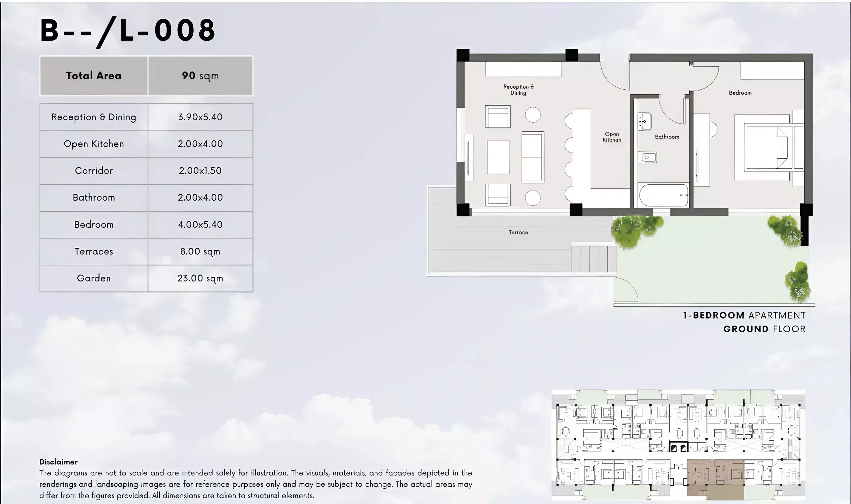 Apartment · 1 Bedroom · 80–102 m² in كمبوند كايت ريزيدنس اكتوبر 2026 Compound Kite Residence October 2