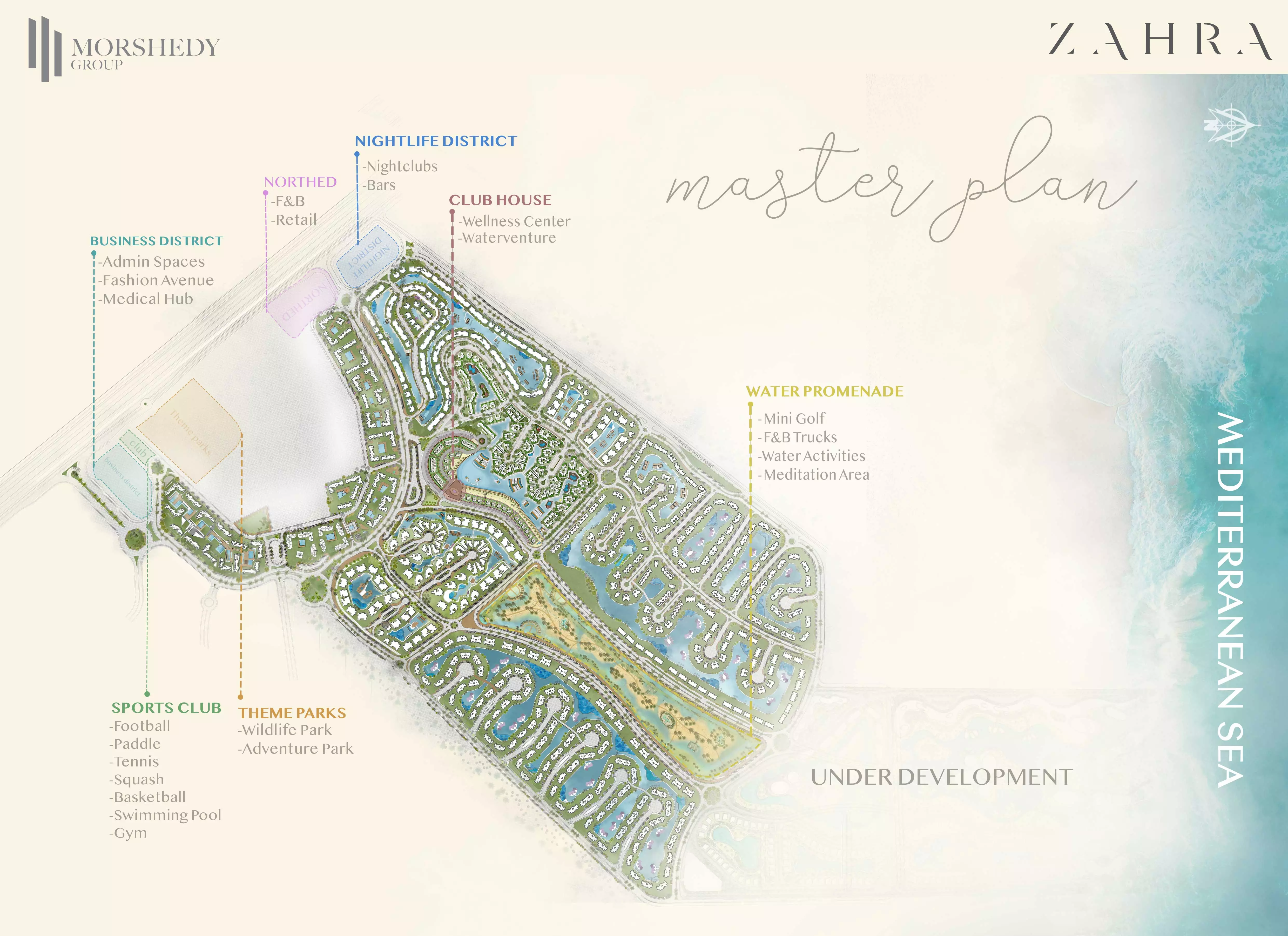 قرية الزهراء master plan