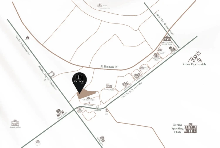 Terrace Sheikh Zayed Compound master plan