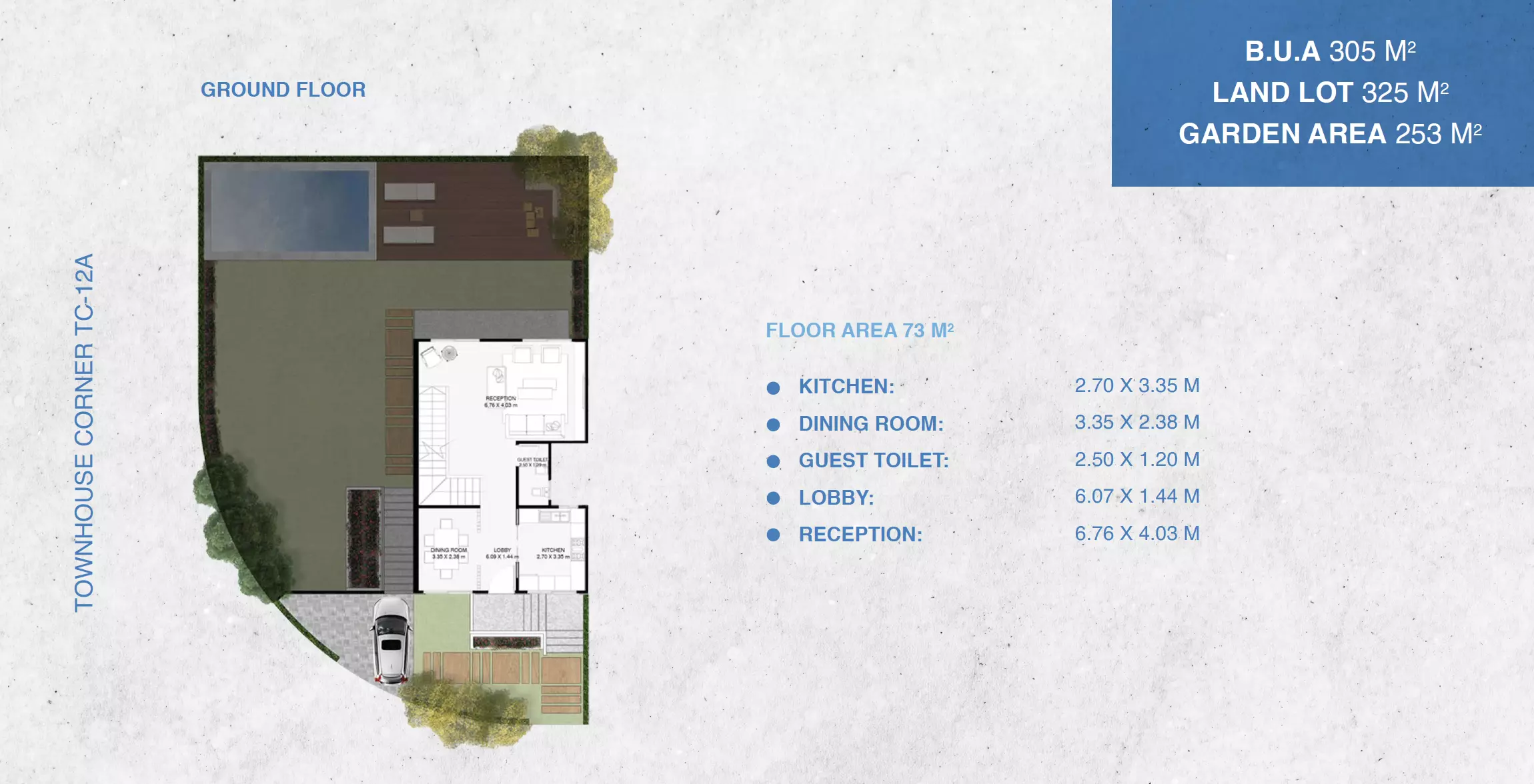 Townhouse · 3 Bedrooms · 305 m² in Yamour