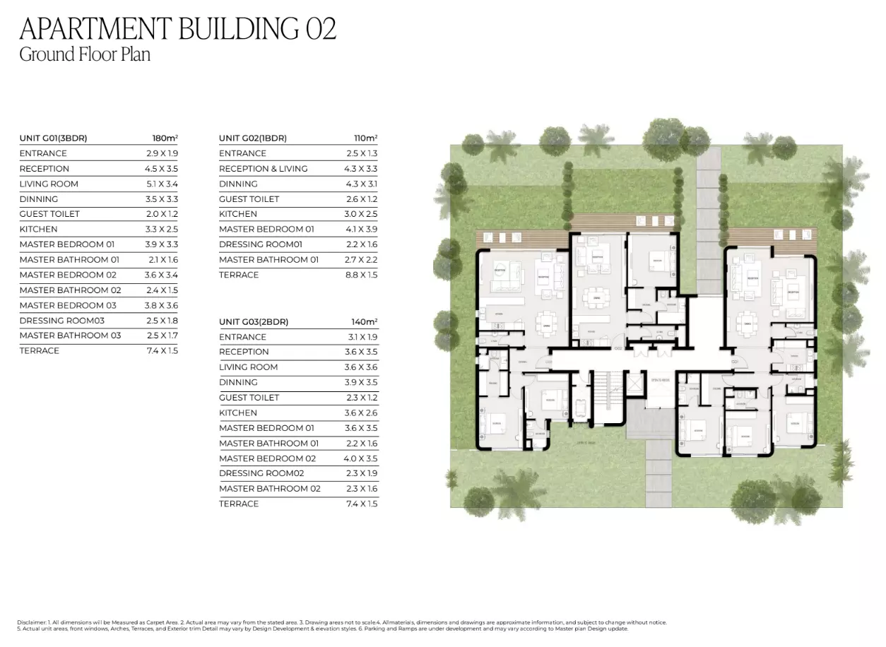 Apartment · 2 Bedrooms · 125–160 m² in Kinz 3
