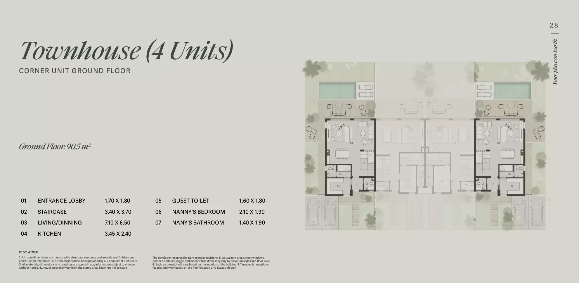 تاون هاوس · 3 غرف · 267 م² في كمبوند تييرا التجمع السادس 2026 Compound Tierra New Cairo 2