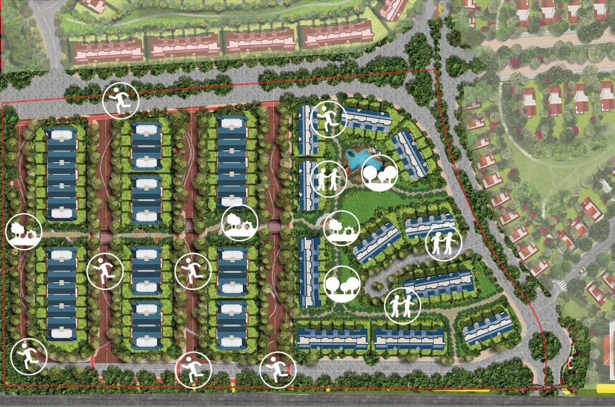 ذا فاينز-تشيلاوت بارك master plan