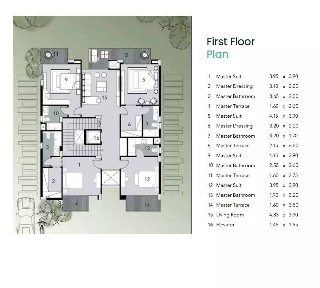 Villa · 4 Bedrooms · 480 m² in كمبوند ذا واتر مارك التجمع الخامس 2026 The Water Marq New Cairo 2