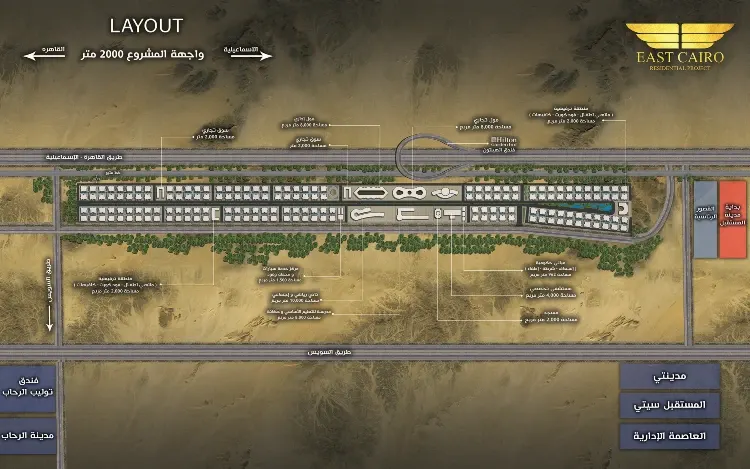 East Cairo New Cairo master plan