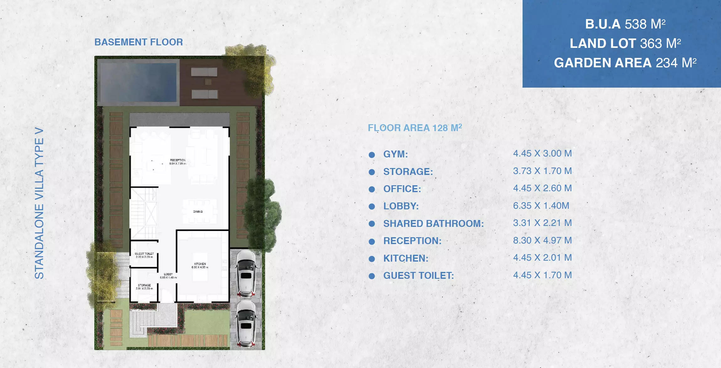 Villa · 3 Bedrooms · 403–538 m² in Yamour