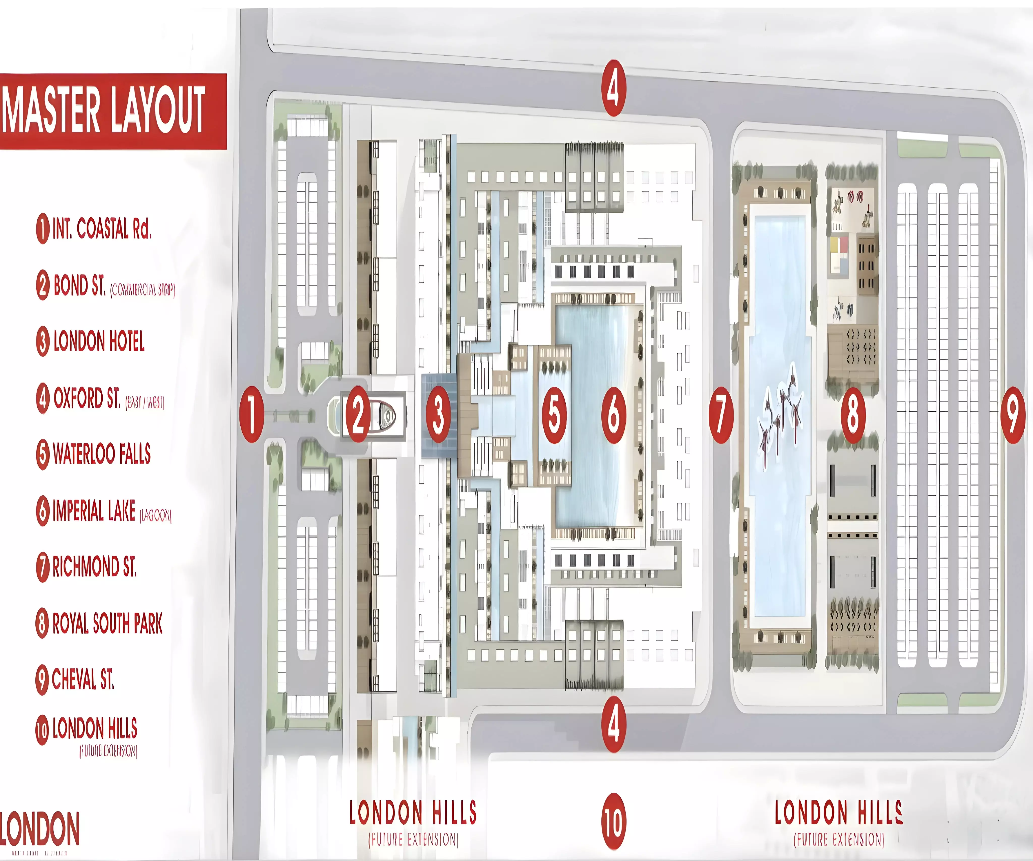 London Village North Coast master plan