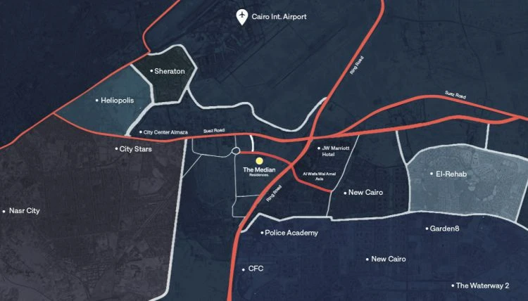 ذا مديان القاهرة الجديدة master plan